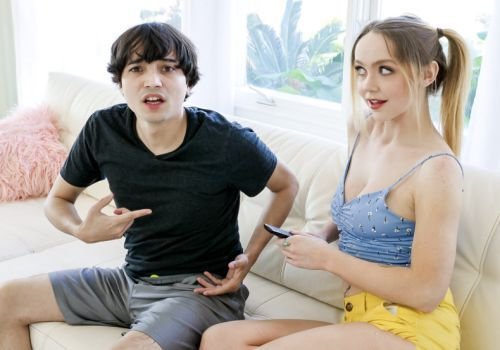 Chị dâm nướng bướm dụ dỗ thằng em trai non nớt mới lớn