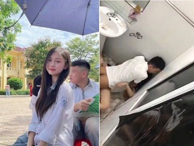 Học sinh tung clip sex bú cu cho bạn trai siêu sướng