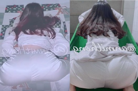 Sinh viên nữ xinh đẹp trong tà áo dài đang đòi hỏi tình dục