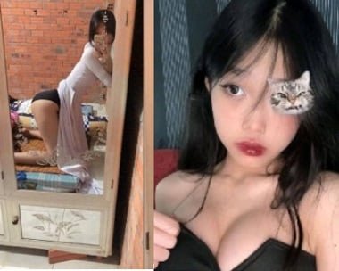 Nữ sinh đang tìm chỗ 