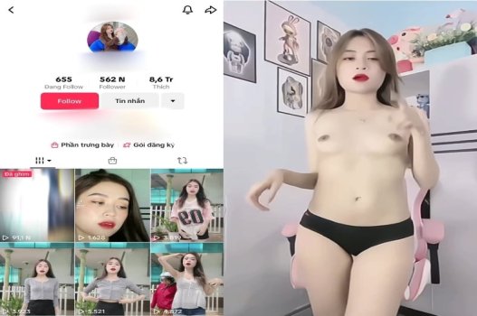 TikToker sexy nhất nhảy cực kỳ quyến rũ và linh hoạt